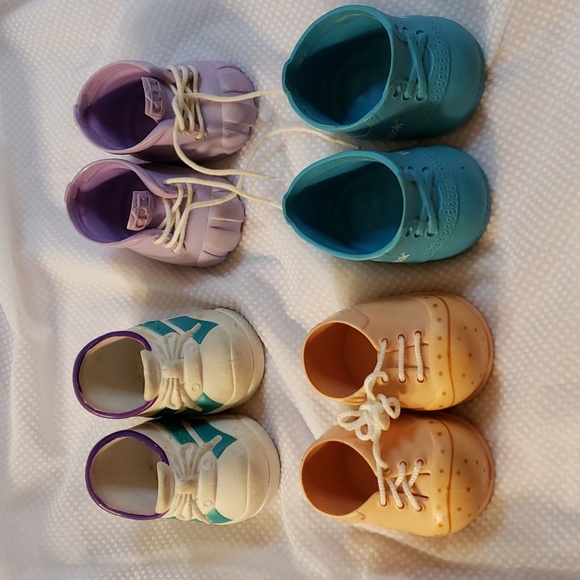Mattel Toys Mattel Cpk Doll Shoes 4 Pair Cabbage Patch Doll Shoes